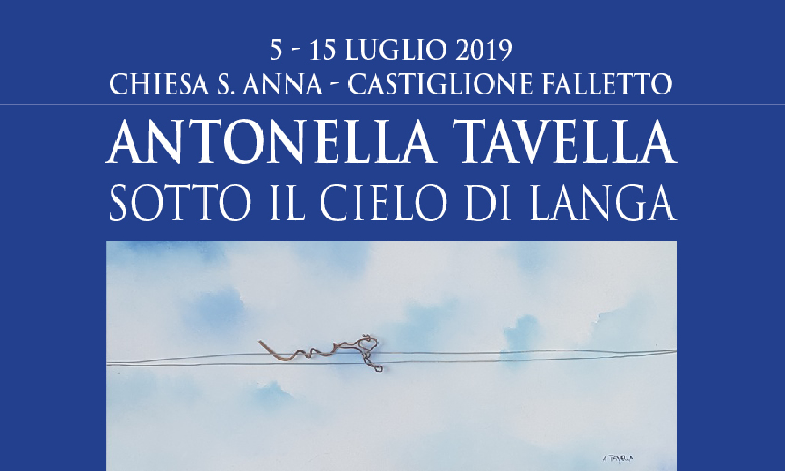 MOSTRA PERSONALE DI ANTONELLA TAVELLA