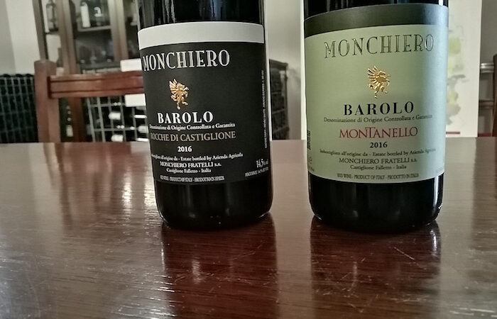 MONCHIERO IL BAROLO DELLE ROCCHE DI CASTIGLIONE. E il Montanello della Tradizione.