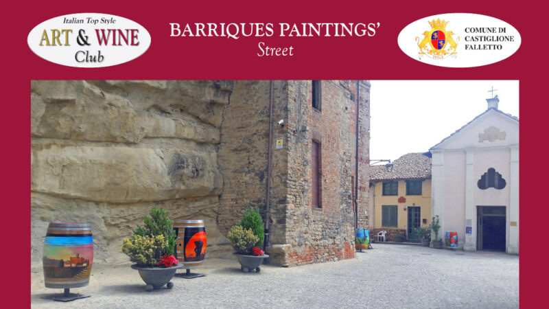 A CASTIGLIONE FALLETTO LE BOTTI DIPINTE ROTANTI. Inaugurata Barriques Paintings’ Street