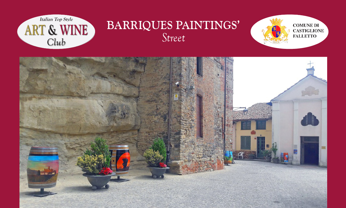 A CASTIGLIONE FALLETTO LE BOTTI DIPINTE ROTANTI. Inaugurata Barriques Paintings’ Street