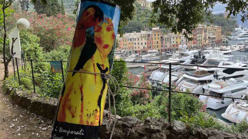 AMORE A PORTOFINO DOPO I TEMPORALI. Opera dell’artista Roberto Casati nel Museo del Parco dell’esclusiva località Ligure