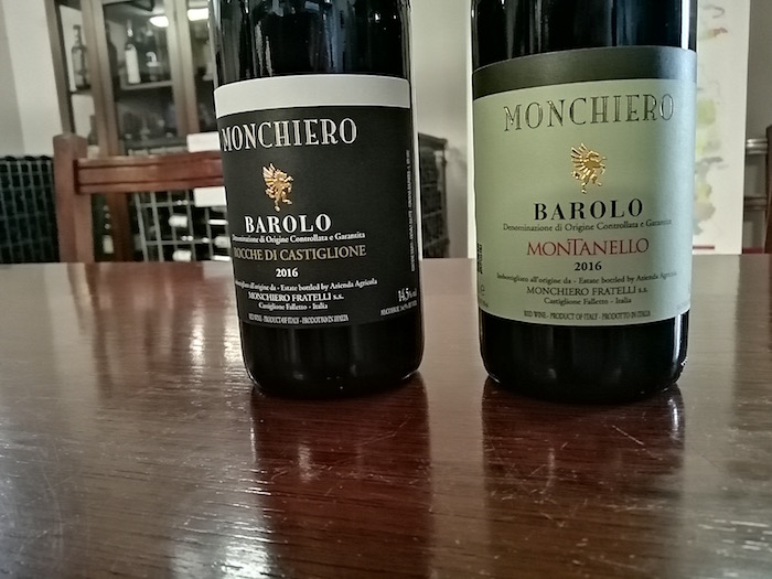 MONCHIERO IL BAROLO DELLE ROCCHE DI CASTIGLIONE. E il Montanello della Tradizione.